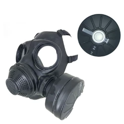 Тактический защитный противогаз-маска с фильтром для воздуха Черный