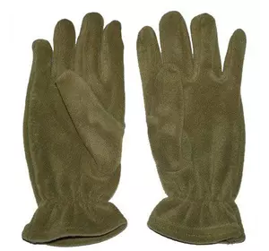 Перчатки флисовые теплые зимние военные , рукавички для военных зсу зеленые, армейские перчатки цвета хаки