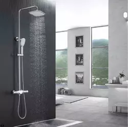Душовий настінний гарнітур WanFan, душова стаціонарна система у ванній кімнаті верхній душ Білого кольору