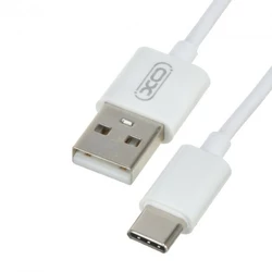 Кабель для зарядки и синхронизации USB XO NB47 USB - Type-C 1М, провод для зарядки телефона Белый