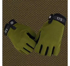 Перчатки тактические беспалые, перчатки военные с открытыми пальцами и антискользящим покрытием