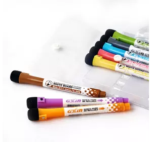 Набор мини-маркеров для доски для сухого стирания 8 шт Цветные