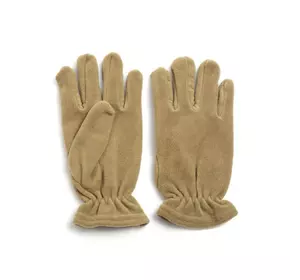 Теплі зимові флісові військові рукавички, рукавички для військових зсу бежеві, армійські рукавички тілесні
