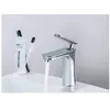 Змішувач для умивальника кран у ванну одноважільний WanFan люкс якості Білий