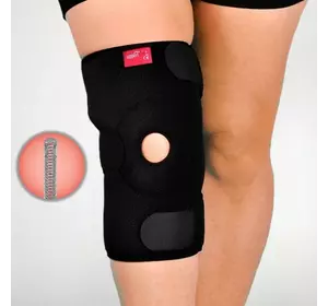 Бандаж на коліно неопреновий з 4-ма ребрами жорсткості Orthopoint ERSA-202 наколінник, бандаж колінного суглоба
