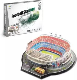 Стадион Камп Ноу. Огромные 3D пазлы "Camp Nou" Трехмерный конструктор-головоломка