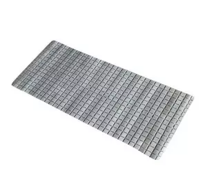 Силіконовий килимок для ванни Bathlux 78 х 35 см гумовий ПВХ , нековзкий, люкс якість Сірий