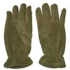 Теплі зимові флісові військові рукавички, рукавички для військових зсу зелені, армійські рукавички кольору хакі