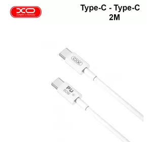 Кабель швидкого заряджання та синхронізації USB XO NB-Q190B Type-C - Type-C 2М Білий