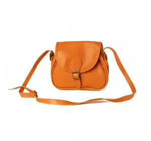 Сумка женская через плечо из качественной искусственной кожи, стильная сумочка, Оранжевый