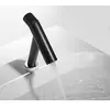 Змішувач для умивальника для ванни Кран одноважільний горизонтальний монтаж WanFan Чорний, Латунь