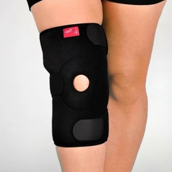 Бандаж на коліно неопреновий із силіконовим кільцем Orthopoint ERSA-201 наколінник, бандаж колінного суглоба
