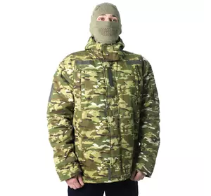 Парка мужская тактическая для военных и армии Combat SoftShell, Куртка военная Зеленая размер 2XL