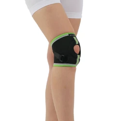 Бандаж для поддержки подколенных сухожилий, наколенник, ортез на колено с открытой коленной чашечкой, Размер S