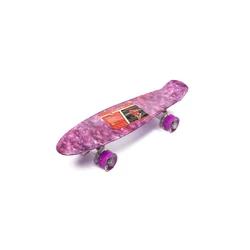 Скейт пенни борд, скейтборд Profi МS0749-13_1 со светящимися колесами алюминиевая подвеска