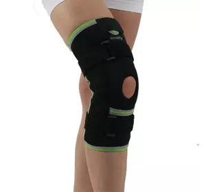 Бандаж на коліно з бічними пружинами та ременями ORTHOPEDICS MEDICAL SMT2103 наколінник неопреновий Розмір S