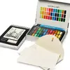 Акція! Набір для малювання акварельні фарби з акварельного папером + скетчбук на 50 аркушів А5