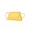 Сумка женская, стильный клатч, маленькая сумочка через плечо, мини сумка из кожзама, Желтая