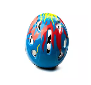 Шлем защитный детский для катания Profi, велосипедный шлем Размер средний (26-20-12 см) Синий