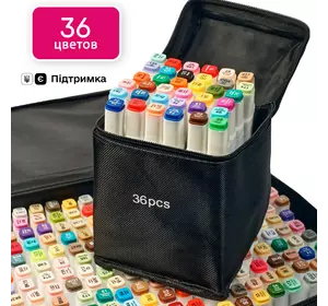 Видеообзор! 36 цветов! Набор двусторонних маркеров Touch Multicolor для рисования и скетчинга