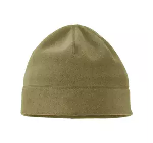 Флисовая тактическая шапка для армии зсу телесная, Армейская теплая зимняя шапка бежевого цвета для военных