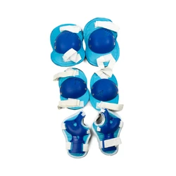 Захист для катання на роликах Набір дитячого захисного екіпірування Комплект захисту для катання Блакитний