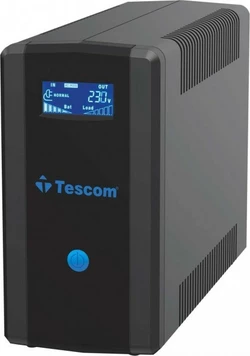 ДБЖ Джерело безперебійного живлення, дбж, безперебійник Tescom Leo+ 1200VA LCD, USB, RJ45 Modem Protect