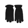 Теплі зимові флісові військові рукавички, рукавички для військових зсу Чорні, армійські рукавички