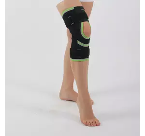 Бандаж на колено неопреновый с шарнирами и ремнями ORTHOPEDICS MEDICAL SMT2103A, Размер S