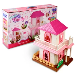 Игрушечный кукольный домик. Игровой набор с куклой "Doll & House" серии Family. Набор для девочек.