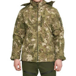 Чоловіча тактична куртка з 6 карманами Combat Мультикам Soft Shell Туреччина Софтшел розмір L
