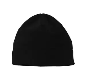 Флисовая тактическая шапка для армии зсу черная, Армейская теплая зимняя шапка черного цвета для военных