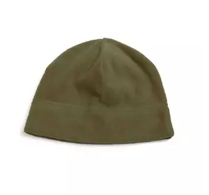 Флісова тактична шапка для армії зсу зелена, Армійська тепла зимова шапка кольору хакі для воєнних