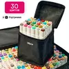Профессиональные спиртовые маркеры для художников Touch Multicolor 30 цветов для рисования и скетчинга
