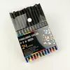 Набор разноцветных линеров ручек Fineliner Color в кейсе 24 цвета профессиональный набор для скетчей