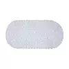 Силіконовий килимок для ванни Bathlux овальної форми, нековзний, люкс якість 69 х 35 см Білий