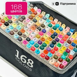 Огромный Набор маркеров для скетчинга 168 цветов Touch Sketch, Набор фломастеров для художников, рисования