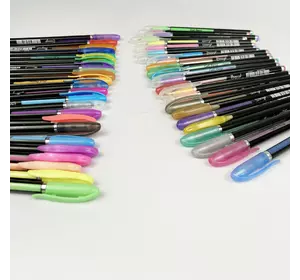 Набор из гелевых цветных ручек 48 штук Gel Pens 1 мм для рисования