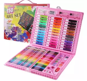 Детский художественный набор для рисования Art set на 150 предметов, маркеры, краски, карандаши, Видеообзор!