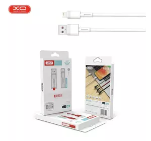 Кабель USB XO NB-Q166 5A USB - Lightning 1М, провод для зарядки телефона Белый