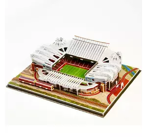 Стадион Манчестер Юнайтед . Огромные 3D пазлы "Old Trafford"  Трехмерный конструктор-головоломка.