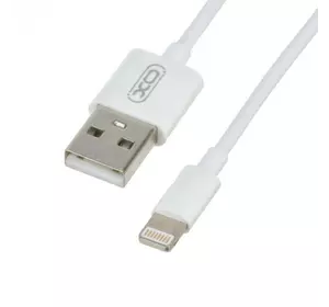 Кабель для зарядки и синхронизации USB XO NB47 USB - Lightning 1М Белый