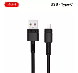 Кабель для зарядки и синхронизации USB XO NB-Q166 5A USB-Type-C 1М Черный