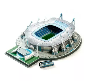 Стадион Манчестер Сити. Огромные 3D пазлы "Etihad Stadium"  Трехмерный конструктор-головоломка.