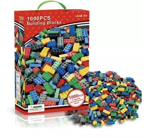 Конструктор для детей 1000 кубиков детский конструктор