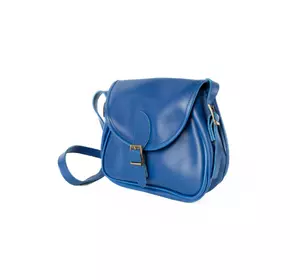 Сумка женская через плечо из качественной искусственной кожи, стильная сумочка, Синий
