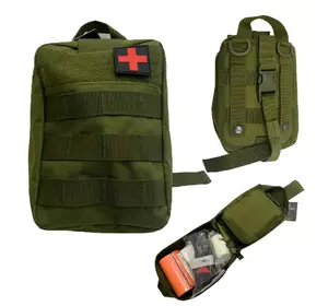 Аптечка медична першої допомоги укомплектована тактична рятувальна для ЗСУ