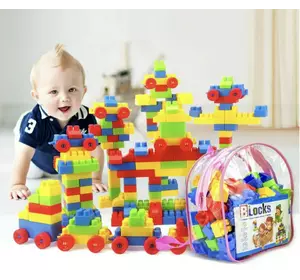 Конструктор для дітей 130 кубиків дитячий конструктор