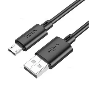 USB Кабель HOCO X88 USB - MicroUSB для телефону, ноутбука, пк 1М Чорний