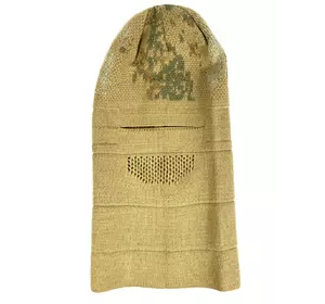 Тепла тактична камуфляжна шапка, зимова армійська трикотажна балаклава для армії зсу для воєнних